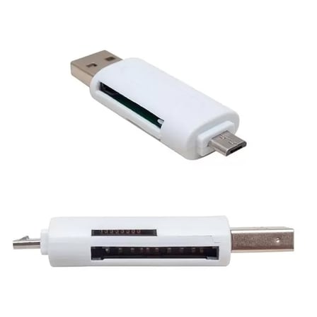 Sh Powermaster Usb To Micro Usb + Kart Okuyucu Otg Çevirici Najmaddin