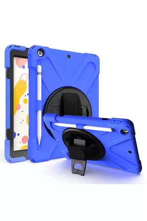 Sh Newface Apple İpad 5 Air 9.7 Kılıf Amazing Tablet Kapak - Mavi Najmaddin