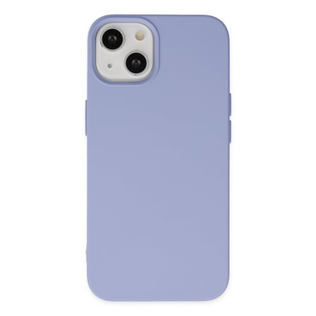 Bez iPhone 14 Plus Kılıf Nano içi Kadife Silikon - Lila Najmaddin
