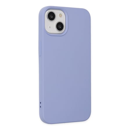 Bez iPhone 14 Plus Kılıf Nano içi Kadife Silikon - Lila Najmaddin
