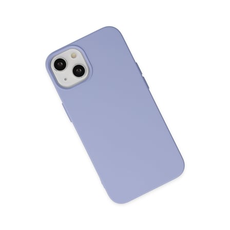 Bez iPhone 14 Plus Kılıf Nano içi Kadife Silikon - Lila Najmaddin