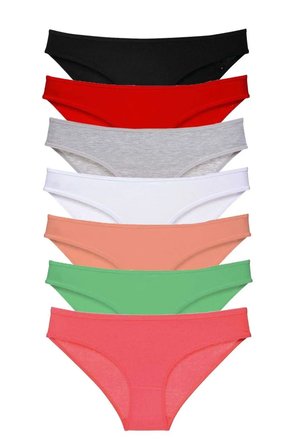 Tedar 7 adet Süper Eko Set Likralı Kadın Slip Külot Set 6 Najmaddin