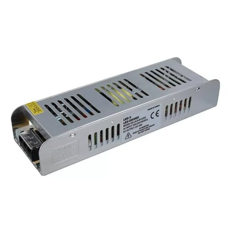 Sh Ledx Aln-m1220s 12 Volt 20 Amper 240 Watt Slim Metal Kasa Adaptör 225x65x38mm Najmaddin