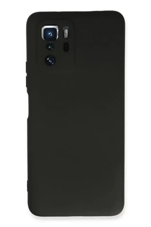 Sh Newface Xiaomi Poco X3 Gt Kılıf Nano İçi Kadife Silikon - Siyah Najmaddin