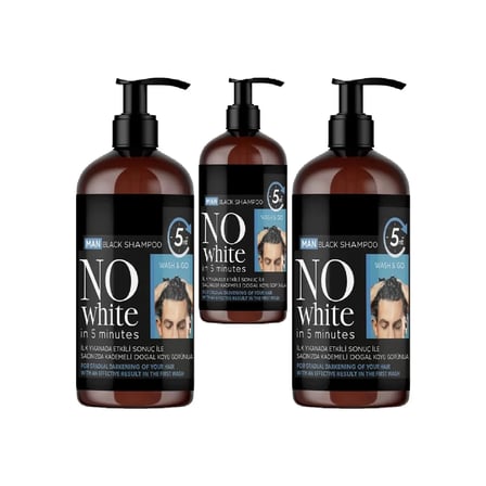 Sh Nowhite 3 Adet Antiwhitening Erkek Saç Şampuanı 250 Ml Najmaddin