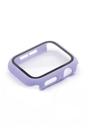Sh Newface Apple Watch 38mm Camlı Kasa Ekran Koruyucu - Lila Najmaddin