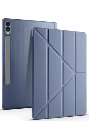 Sh Newface Samsung Galaxy X510 Tab S9 Fe 11 Kılıf Kalemlikli Mars Tablet Kılıfı - Lavender Najmaddin