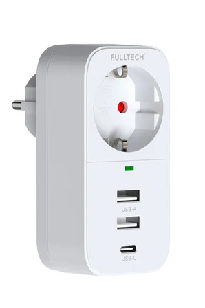 Karg Vothoon 2.4a Çıkışlı 2xusb 1xtype-c Tekli Priz Ftr-17 Najmaddin