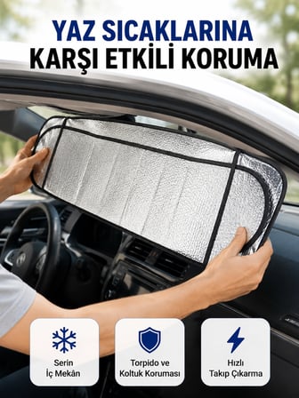 Karg Sünger İzolasyonlu Katlanabilir Güneşlik Najmaddin