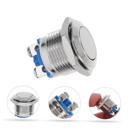 Sh Powermaster Ic-182 D98 Metal 19mm Düz Buton Pbs28b-2 Najmaddin