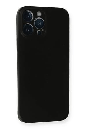 Mark Newface iPhone 14 Pro Kılıf PP Ultra İnce Kapak - Siyah Najmaddin