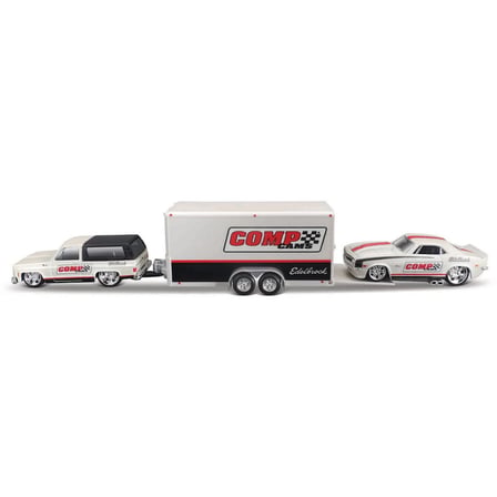 Ticaret NessiWorld 1/64 Design Seri Yarış Takımı Römork ve Araç Set Najmaddin