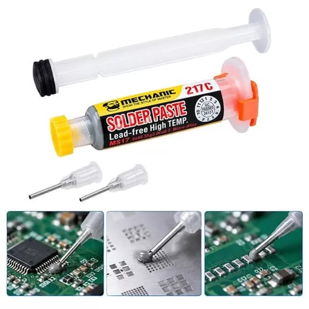 Sh Powermaster Pm-39107 Mechanic Ms17 20 Gram 4 Microns Leaded High Temp 217c Şırınga Krem Lehim Najmaddin