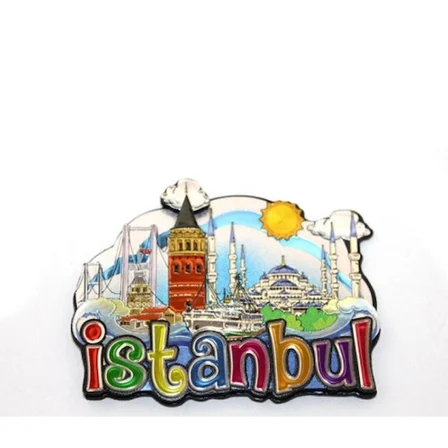 Emin İstanbul Temalı Silikon Buzdolapı Süsü Magnet Najmaddin