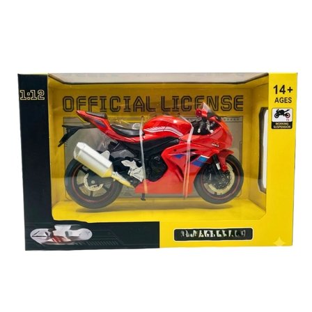 Ticaret 1/12 GSX-R1000 Model Motosiklet Najmaddin