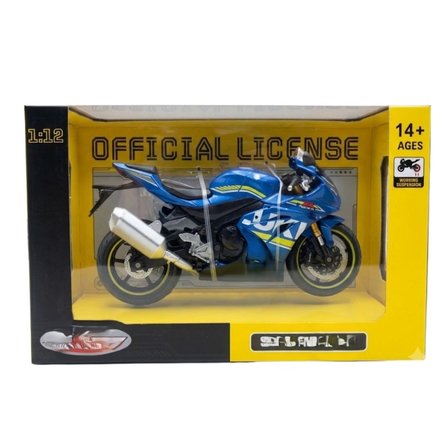 Ticaret 1/12 GSX-R1000 Model Motosiklet Najmaddin