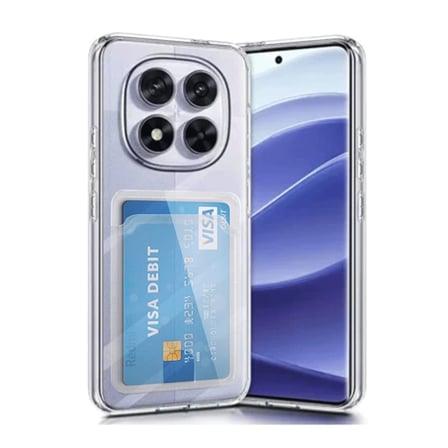 Bez Redmi Note 14 Pro 5G Kılıf Kart Şeffaf Silikon - Şeffaf Najmaddin