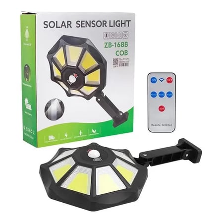 Sh Powermaster Zb-168b Kumandalı Sensörlü Beyaz Solar Aydınlatma Najmaddin
