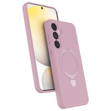 Bez Galaxy A55 5G Regal Magsafe Standlı Kapak - Açık Pembe Najmaddin