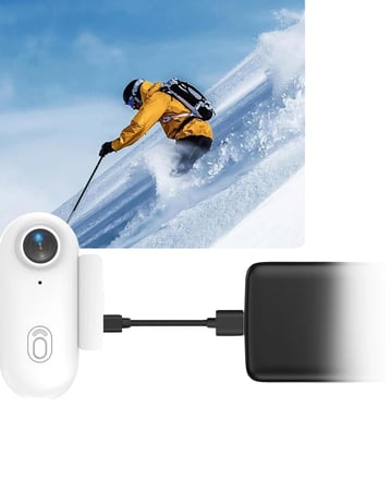 Mey Mey İthalat Manyetik Sabitlemeli 4K Spor Kamera Geniş Açı Lens ve Mobil Bağlantı Özellikli Najmaddin