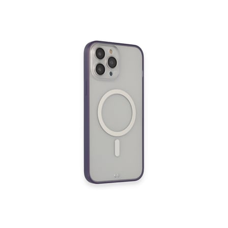 Bez iPhone 14 Pro Kılıf Grand Magneticsafe Kapak - Mor Najmaddin