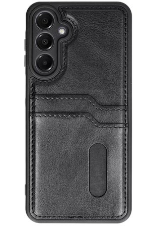 Sh Newface Samsung Galaxy A16 5g Kılıf Sara Kartvizitli Deri Kılıf - Siyah Najmaddin