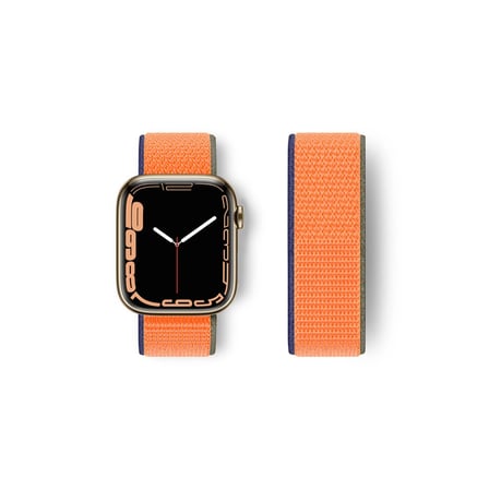 MEPA Najmaddin Watch 42mm Hasırlı Cırtcırtlı Kordon - Turuncu Najmaddin