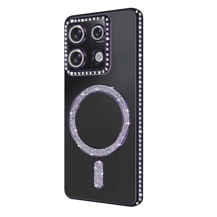 Bez Redmi Note 13 Pro 4G Joke Simli Magneticsafe Kılıf - Derin Mor Najmaddin