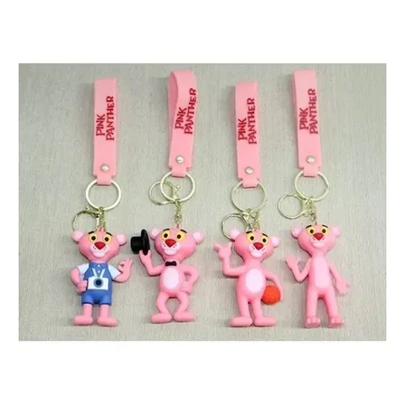 Emin Pembe Panter Silikon Anahtarlık Najmaddin