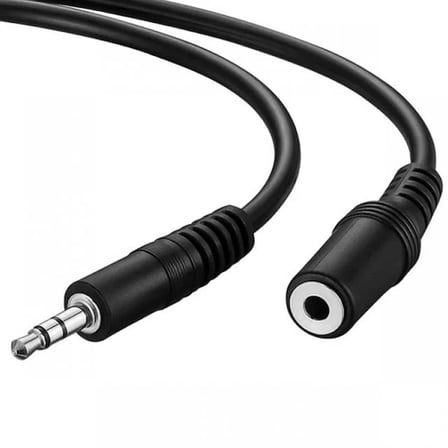 Sh Powermaster Pm-8501 3.5 Mm Stereo Erkek/dişi 1.5 Metre Kulaklık Uzatma Kablo Najmaddin