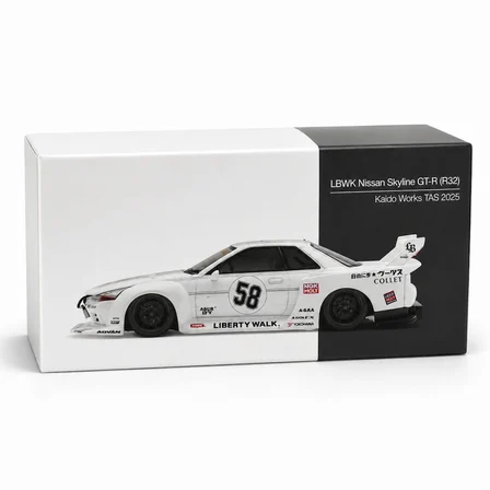 Ticaret 1/64 Model Araç  Skyline GT-R (R32) Kaido Works TAS 2025 Najmaddin
