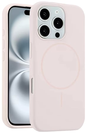 Bez iPhone 16 Pro Max Kılıf Jully Magsafe Kapak - Pudra Najmaddin
