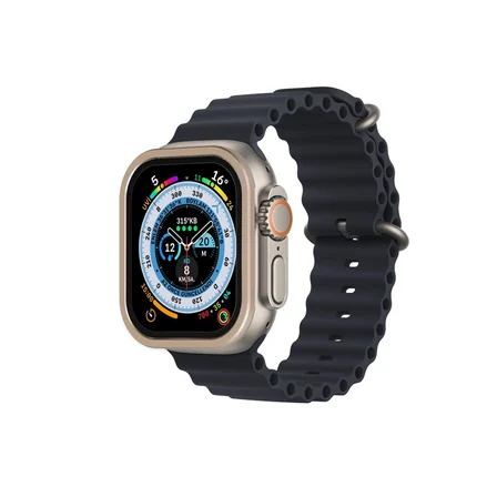 MEPA Najmaddin Watch Ultra 49mm Alüminyum Kasa Cam Ekran Koruyucu - Gold Najmaddin