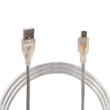 Sh Powermaster İpod Şarj Aleti Kablosu 5 Pin Geniş 1.5 Metre Şeffaf Najmaddin