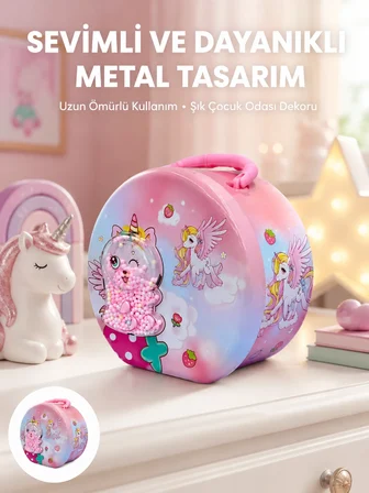 Karg Mini Çocuk Para Kasası Gizli Saklama Ve Birikim Kutusu Najmaddin