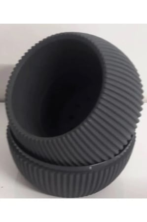Tedar Mercan Saksı 2 Numara 0,35 Litre Su Hazneli Dekoratif Kaktüs Sukulent Saksı 11,8x9,2 cm Najmaddin