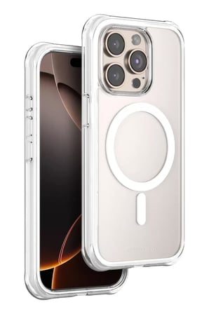 Sh Onegif Apple İphone 15 Pro Max Hulk Magsafe Kapak - Beyaz Najmaddin
