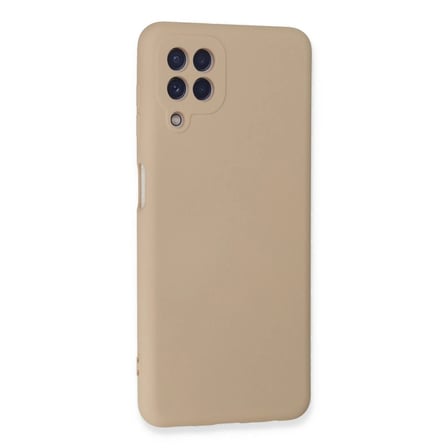 Tedar Samsung Galaxy A22 Kılıf Nano İçi Kadife Silikon - Pudra Najmaddin