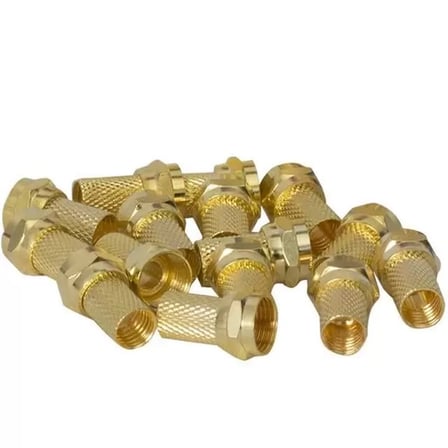 Sh Powermaster Pm-627 Rg6/u4 Geniş Altın F Konnektör 100'lü Paket Najmaddin