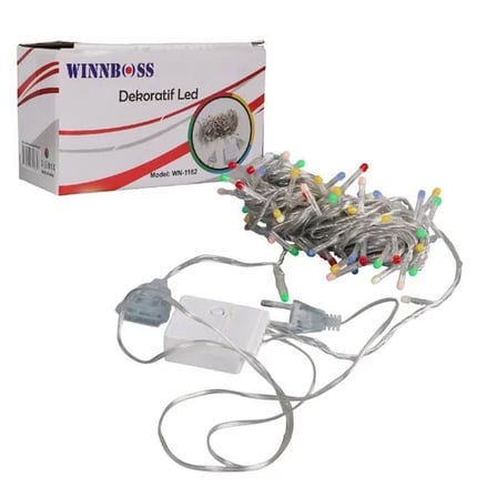 Sh Winnboss Wn-1182 Rgb Renkli 10 Metre Dekoratif Led Yılbaşı Işığı 5 Watt Ac220v Najmaddin