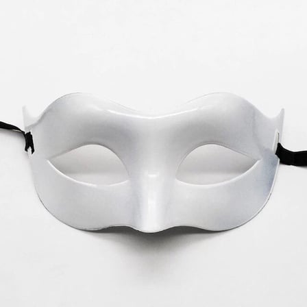 Tedar Beyaz Renk Masquerade Kostüm Partisi Venedik Balo Maskesi Najmaddin