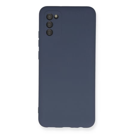 MEPA Najmaddin Galaxy A03s Kılıf Nano İçi Kadife Silikon - Gri Najmaddin