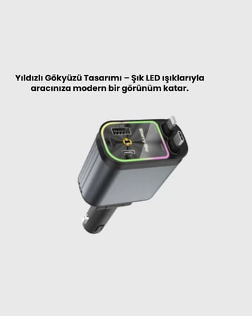 Hepsi Kia Seat Mazda Mitsubishi Araçlar için Çok Fonksiyonlu Araç Şarj Adaptörü Yeni Nesil Najmaddin