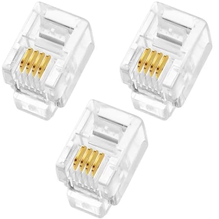 Sh Powermaster Pm-1594 Rj9 4p/4c İnce Telefon Jack Soketi (100'lük Paket) Najmaddin