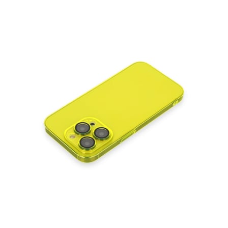 Bez iPhone 14 Pro Kılıf Armada Lensli Kapak - Sarı Najmaddin