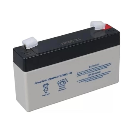 Sh Yokohama Yh-61.3 6 Volt - 1.3 Amper Akü (98x25x52 Mm) Najmaddin