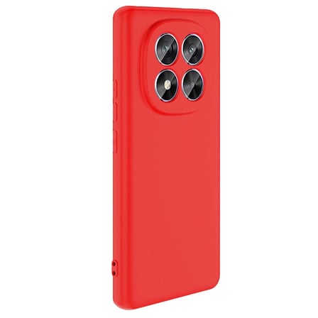Tedar Realme C11 2021 Kılıf Platin Silikon - Kırmızı Najmaddin