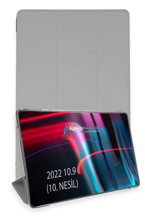 Sh Newface Apple İpad 2022 10.9 (10.nesil) Kılıf Tablet Smart Kılıf - Gri Najmaddin