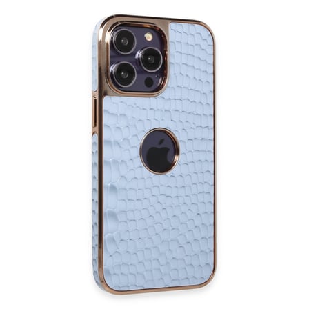 Bez iPhone 14 Pro Max Kılıf Snake Kapak - Sierra Blue Najmaddin