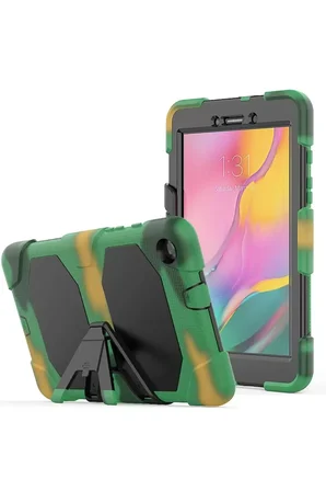 Sh Newface Samsung Galaxy T290 Tab A 8 Kılıf Griffin Tablet Kapak - Kamuflaj Najmaddin